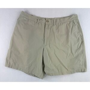 Patagonia‎ Men's Flat Front Khaki Brown Shorts Organic Cotton Size 40